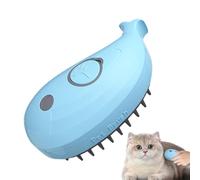 Peigne Anti-Peluches pour Animaux - Brosse Anti Perte 4 En 1 Pour Chat,Peigne de Toilettage Rechargeable pour Nettoyage Soin Massage Bains - Douche Intérieure Sans Fil