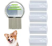 Peigne Anti Poux et Lentes - Pour Enfant, Adulte et Toute la Famille - Efficace Traitement 100% Naturel - Élimine Sans Abimer les Cheveux - Utilisable Pour Animaux Chien Chat Anti Puce et Anti Tique