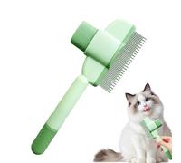Peigne Anti Puces Animaux Compagnie, Peigne Antipuces Chats Chiens, Brosse Toilettage Autonettoyante Chats Chiens Avec Bouton Déverrouillage, Peignes Massage Chien Chat Brosse Toilettage