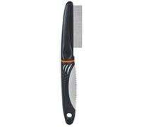 TRIXIE Peigne anti-puces et poussière - pour diagnostiquer les puces et les poux - manche plastique caoutchouté - pour tous types de pelage - 7 cm - 23761