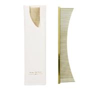 Peigne anti-puces pour chien, outil de toilettage ergonomique à dents fines, taches de déchirure, 16,6 x 3,5 x 0,1 cm, soins pour peaux sensibles, brossage quotidien des chiots, routine d'hygiène des