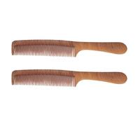 Peigne Anti-statique en Bois, Empêchez les Frisottis, Peigne de Toilettage à la Barbe des Cheveux en Bois pour les Types de Cheveux