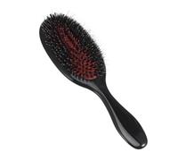 Peigne Anti-Statique en Plastique Couleur Café Coiffage | Massage du Cuir Chevelu, Brins Nylon et Soies Naturelles, Poignée Épaisse, Texture Naturelle, Usage Quotidien