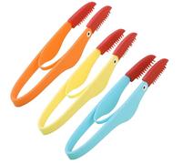 Peigne anti-taches de larmes en silicone souple pour les yeux de chien, brosse flexible pour animaux compagnie, peigne pour le visage chien avec poignée antidérapante, éliminateur crotte