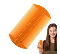 Peigne antipelliculaire - ABS 105 x 55 mm | Peigne anti-puces extra fin | Peignes à cheveux | Outil de toilettage doux du cuir chevelu pour enlever les poux et favoriser un entretien sain des cheveux