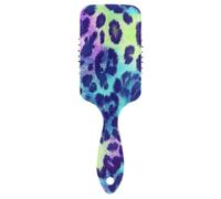 Peigne antistatique psychédélique imprimé léopard coloré pour cheveux raides avec poignée ergonomique cepillo para definir rizos