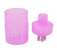 Peigne applicateur de cuir chevelu, massage, traitement des cheveux, alliage, médecine portable, peigne vide pour femmes et hommes, Stimulation de la croissance des cheveux, léger (Rose)