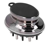 Peigne Applicateur de Cuir Chevelu, Masseur de Cuir Chevelu pour la Médecine Peigne Fluide de Tête D'huile Essentielle pour Divers Sérum D'huile de Cheveux, Brosse de Massage de Cuir Chevelu(Gris)