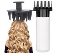 Peigne applicateur de flacon pour cuir chevelu | Applicateur d'huile | Masseur d'huile multifonction pour cuir chevelu pour filles et femmes pour teinture des cheveux, shampooings, salons de coiffure