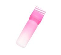 Peigne applicateur d'huile de cuir chevelu, 170,1 g rechargeable, brosse à shampooing graduée, peigne à racines, outil de distribution de cheveux portable, accessoire de soins capillaires pour