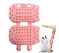 Peigne auto-nettoyant pour pattes de table pour animaux de compagnie, brosse à poils attachables, peigne de massage, brosse autonettoyante pour animaux de compagnie, chiens, chats