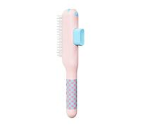 Peigne autonettoyant pour chats et chiots d'intérieur, idéal pour la mue. (B, A)