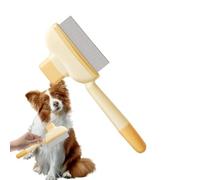 Peigne aux puces de chien, peigne aux puces - Dematter Brush pour chien - Brosses de toilettage de chaton autonettoyant, outil de démating multifonctionnel pour les chats