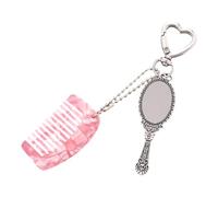 Peigne avec Acétate et Crochet Métal Antirouille pour Accessoires de Mode Mélange Acétate Contre Perdu Porte-clés Ajouté