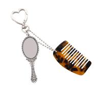 Peigne avec Acétate et Crochet Métal Antirouille pour Accessoires de Mode Mélange Acétate Contre Perdu Porte-clés Ajouté