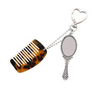 Peigne avec Acétate et Crochet Métal Antirouille pour Accessoires de Mode Permanent Verre Peigne Propriétaire