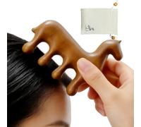 Peigne Bois Outil Pour - Premium Durable Sturdy Massage De La Tête Dents, Modern, Larges, Massage Cuir, Capellute Relaxation Et Femme | Multipurpose Outdoor Indoor Utility