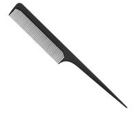 Peigne Carbone Noir ? Queue 21,5 Cm Eurostil.