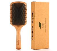 Peigne carré à coussin d'air, brosse à cheveux en bois massif - Peigne à coussin d'air durable pour homme et femme, brosse de massage démêlante douce pour cheveux épais et fins, convient pour un usage