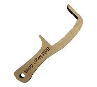 Peigne chauve, outil de toilettage pour sans poils, cadeau fantaisie, accessoire robuste et portable pour père, amis, collègues, anniversaire, Noël, poisson d'avril, fête de