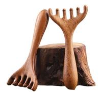Peigne Cheveux Head Meridian Massage Comb Wooden Wide Tooth Tool Promote Blood Circulation