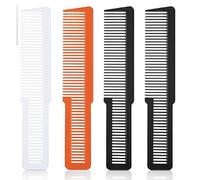 Peigne Cheveux Homme,4 Pcs Peigne en Carbone Antistatique Peigne Cheveux Pour Coiffure Professionnelle Accessoires de Qualité Supérieure Pour Hommes Et Femmes