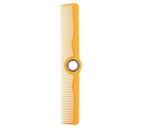 Peigne Cheveux Peigne de coupe rotatif professionnel, 2 pièces, Fidget cheveux, barbier antistatique for Salon coiffure, accessoires(Yellow)