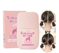 Peigne coiffant en gel pour un contrôle instantané et un lissage des bords - Peigne intégré pour une application précise, formule non grasse à séchage rapide pour enfants, tout-petits, hommes, femmes
