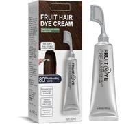 Peigne colorant aux essences de fruits botaniques Color Boost, crème colorante naturelle aux fruits et plantes, pour femmes et hommes