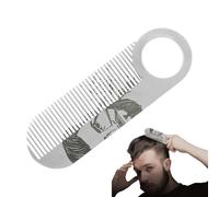 Peigne De Barbe,Brosse De Styling Pour Petite Moustache | Outil De Modélisation Anti-Croisement Portable, Brosse 2 En 1 Pour Les Cheveux Pour Hommes