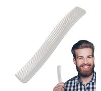Peigne de barbier incurvé polyvalent pour homme | Peigne à cheveux ondulés en couches, peigne de coupe en fibre de barbier en carbone noir