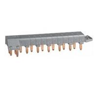 Legrand Peigne d'alimentation 405200 HX³ tétrapolaire 3P+N 6 modules tête de groupe horizontal gris