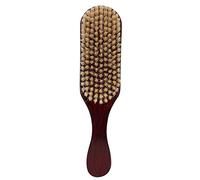 Peigne de cheveux de brosse à barbe peigne de coiffure avec une poignée en bois Les hommes utilisent la bande rouge noir (Rayures rouges noires)