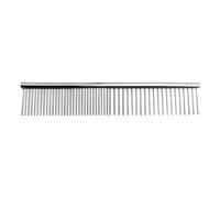 Peigne de chien, 7,4x1,3x0,2 pouces avec des dents arrondies, déménagement de cheveux Brush de deshedding, brosse de nettoyage dématée pour chiot chaton court à longue effacement des soins à domicile