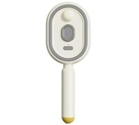 Peigne de coiffage hydratant, dispositif démêlant électrique à brume, outil de beauté portable avec LED, coussinets en silicone doux avec massage doux, instrument de toilettage pour filles, femmes