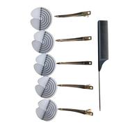 Peigne de coiffage immaculé de qualité studio et kit d'extension prêt à l'emploi pour des coiffures protégées contre la chaleur. Peigne de coiffure en polyéthylène