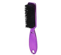 Peigne de coiffeur avec poignée, brosse de rasage pour poils du visage, peigne de rasage pour moustache masculine, brosse multifonction (violet)