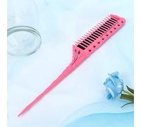 Peigne de coiffure, 3 rangées de dents pour造型 précise, outil styling professionnel, 4 couleurs dont rose, for coiffeurs, salons et utilisation maison