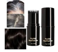 Peigne de coiffure - Applicateur durable, 2 en 1 Gris Grey Dye Pen for Beard Styling To couing Women Men Long Short Home Travel Birthday Wedding Stylist