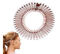 Peigne de coiffure coloré avec strass pour perruque - Pinces décoratives à ressort - Accessoires de cheveux tendance pour fixation de perruque, salon de coiffure, usage pour femmes et filles