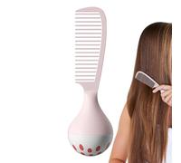 Peigne de coiffure - peignes de cheveux avec support de base pondéré pour une poignée sécurisée, outil professionnel, dents lisses, alternative à la brosse à cheveux pour fille, sœur, femme, petite am