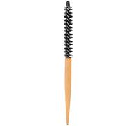 Peigne de coiffure, petite brosse à cheveux ronde, brosse à recourbe-brosse de maquillage, brosse de taquinerie (petit peigne à rouleau en bois)