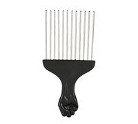 Peigne de coiffure professionnel en acier, aiguille, dents, fourchette, peigne pour teinture des cheveux, lissage, bouclage, hommes femmes unisexe ABS aluminium 23 cm 18 cm 17 cm (M1707-4 peigne K4)