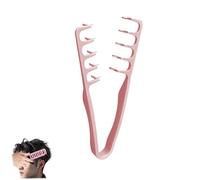 Peigne de coiffure texturé, peignes de coiffure volumateurs à dents larges, accessoire de coiffure pour raie de frange, pour hommes et femmes, appareil de capacité de fondation (B*1)