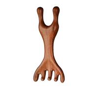 Peigne De Cornes De Cerf | Peigne De Massage En Bois De Santal - Peigne De Massage De Cornes De Cerf - Grattoir Nasal Avec Cornes De Cerf En Bois, Peigne À Dents Larges Avec Des Cornes De
