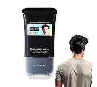 Peigne de couleur pour cheveux, 2 en 1 avec couverture anti-transpiration, bâtons de correction gris avec peigne, fournitures de coloration pour petit ami, père, voisin, mari, amis
