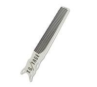 Peigne de coupe de cheveux anti-statique en acier inoxydable - Outil de coiffure fin