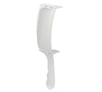 Peigne de Coupe de Cheveux incurvé, Différentes Longueurs de Coupe Multifonctionnel Flat Top S Shape Haircut Peigne incurvé pour Coiffeur Professionnel (Blanc)