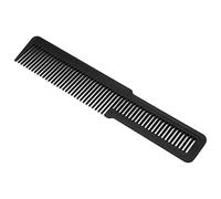 Peigne de coupe de cheveux, peigne à dents arrondies confortable pour salon de coiffure (noir)