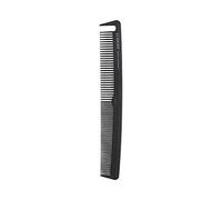 Peigne de coupe T4B LUSSONI CUTTING COMB incassable en carbone pour tous les types de cheveux avec ions antistatiques et négatifs, denture grossière et fine (126)